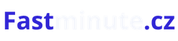 Fastminute - last minute logo blue
